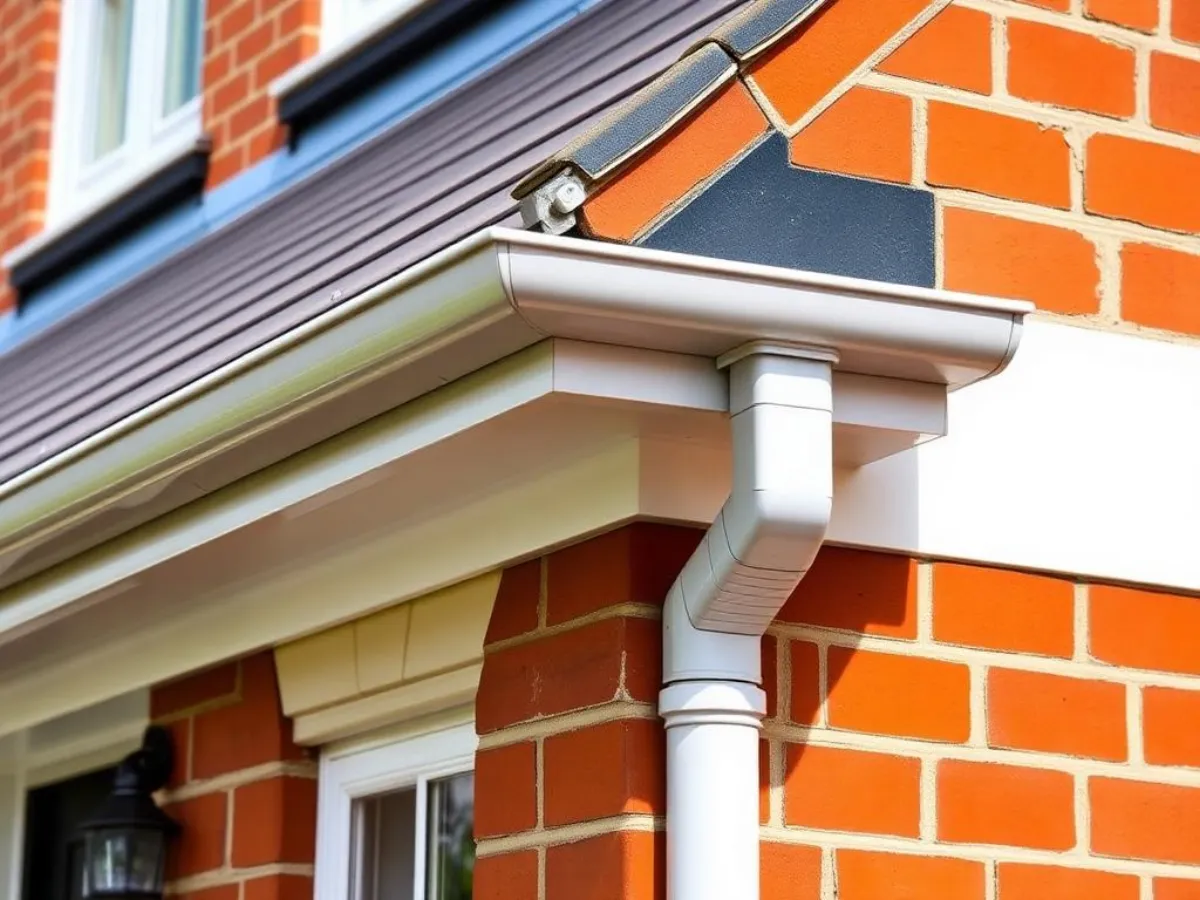 Clean gutters and fascia