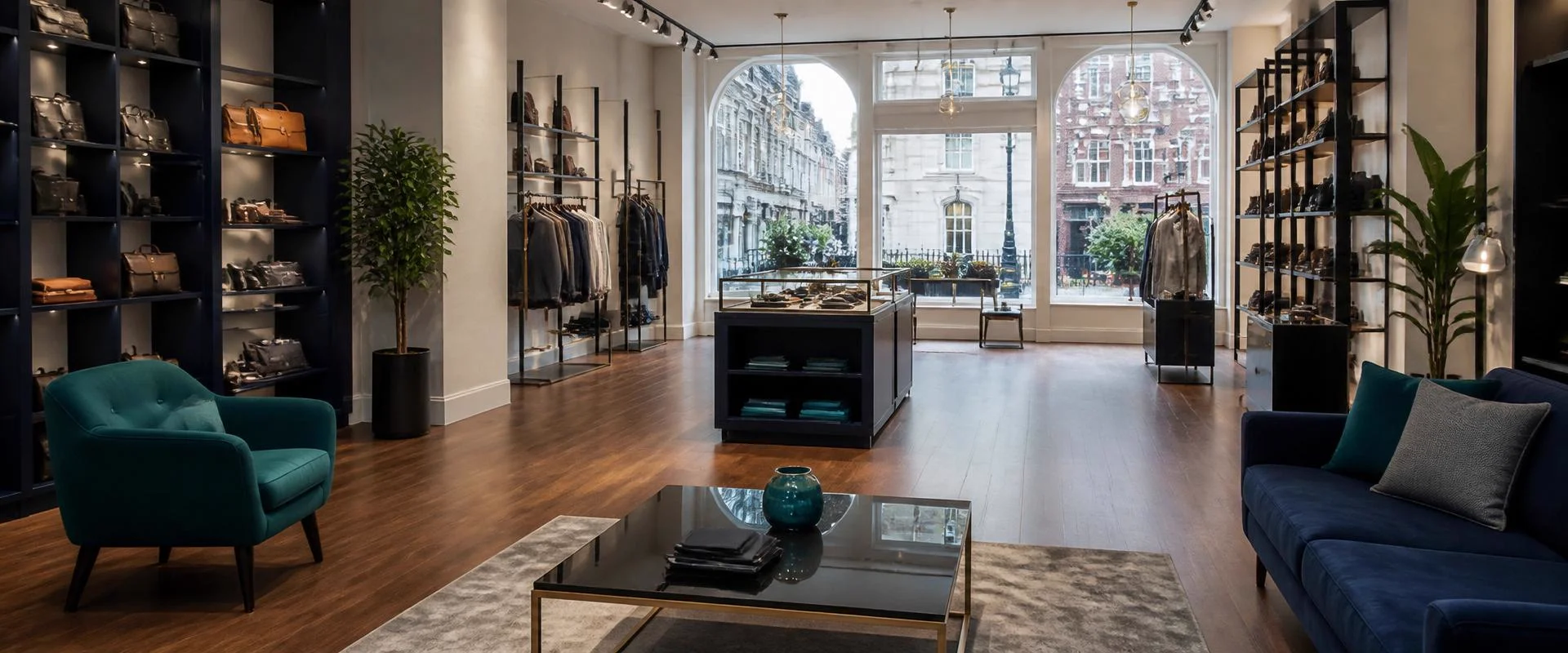 Professional retail cleaning in a London shop