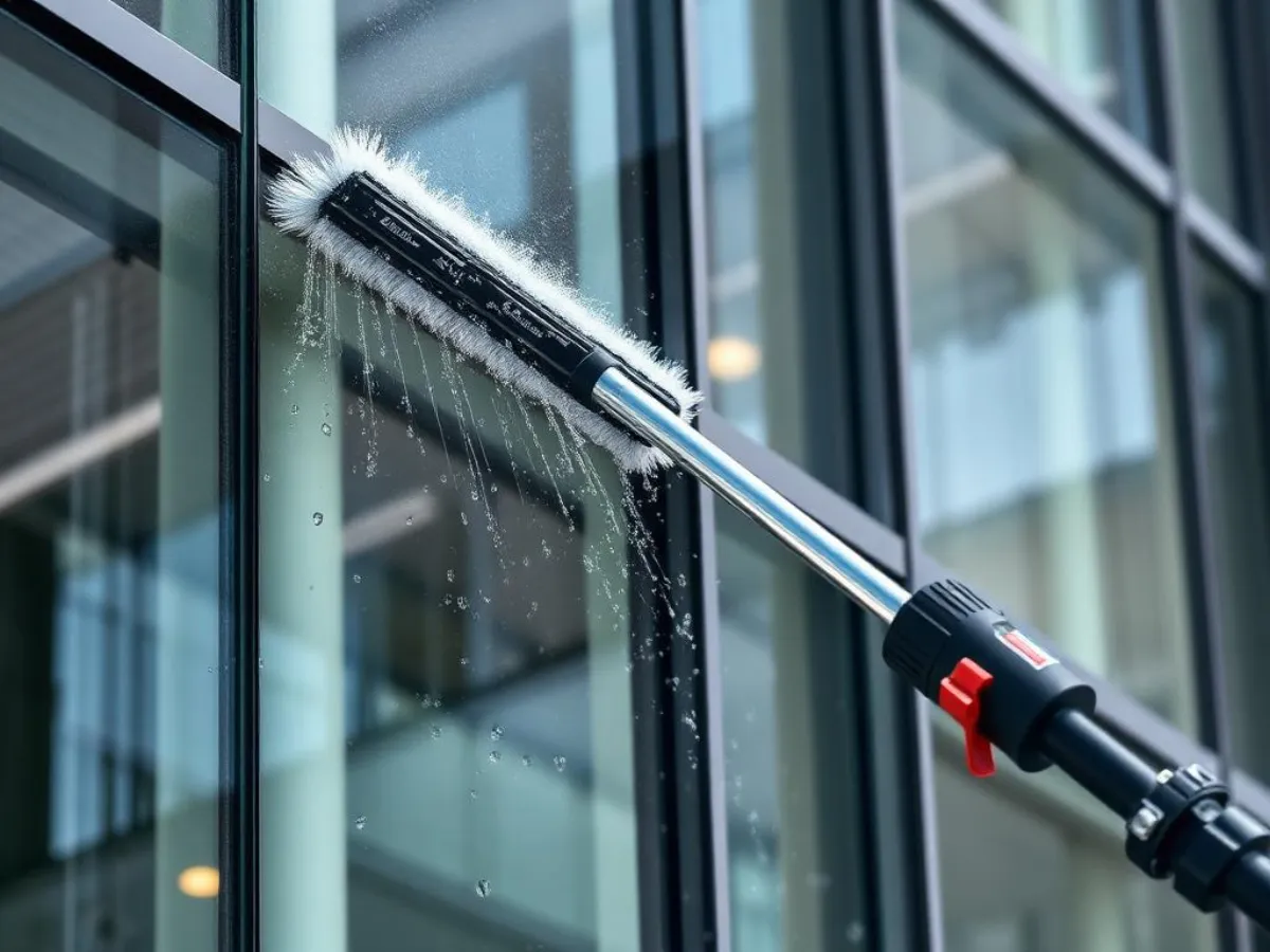 Window cleaning detail